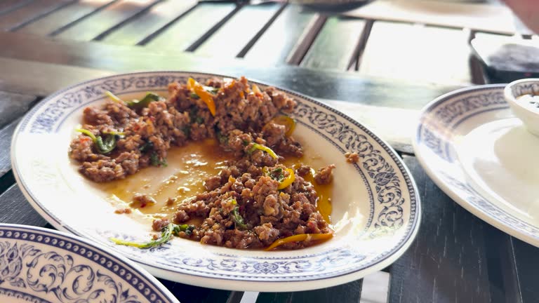 Authentic Thai Beef Larb With Fresh Herbs