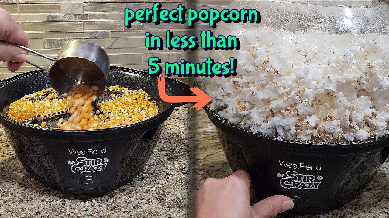 Compact Popcorn Machines with Big Performance